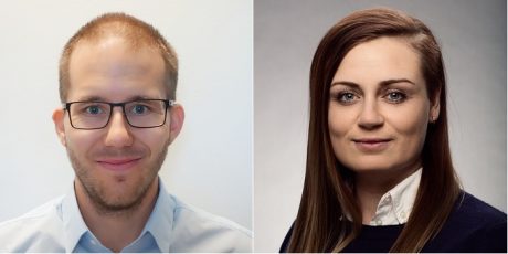 Simon Lundegard och Fanny Åkerström sitter i Sveriges Ingenjörers teknologråd. Foto: Privat och Marcus Ekman.
