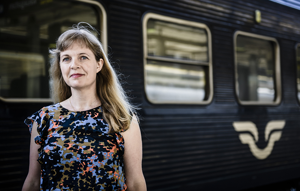 Ingenjören och hållbarhetsforskaren Susanna Elfors startade en Facebookgrupp för folk som reser med tåg till Europa.