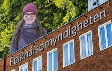 Erika Svanström, ingenjör på Folkhälsomyndigheten