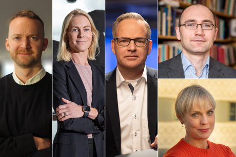 Patrik Pernborn, Randstad, Helena Herolf, HiQ, Magnus Norrman, Ericsson, Pawel Herman, KTH, och Sara Scheef, Ada Digital