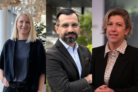 Eva-Lisa Leandersson, Volvo, Daron Omed, Cowi, och Linnea Selegård, Saab Dynamics.