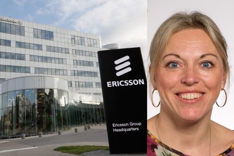 Jessica Nygren, Akademikerföreningens vice ordförande på Ericsson i Kista, bekräftar att kontorsytorna som Ericsson har klart med i Hagastaden är mindre än de nuvarande lokalerna i Kista. Foto: Getty Images. och Ericsson.